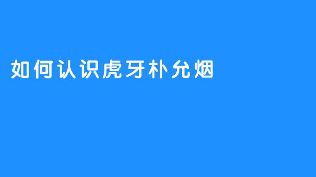 如何认识虎牙朴允烟